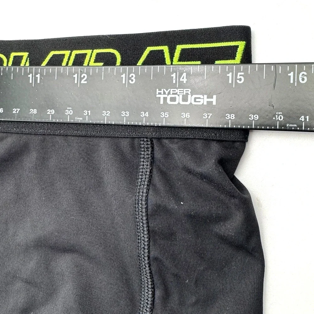 NIKE Men's XXL Black Neon Green Pro Combat Hyper Recovery Tights Compression